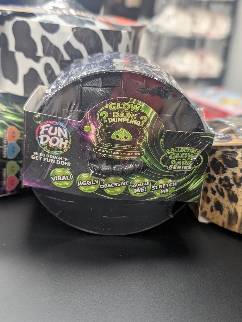Fun Doh Glow in the Dark Mystery Dumpling Squishy Collectible